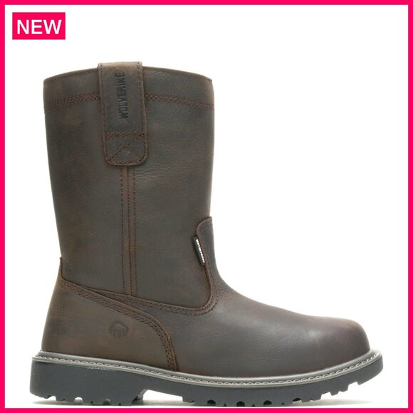 Men's Waterproof Steel Toe Work Boots 10